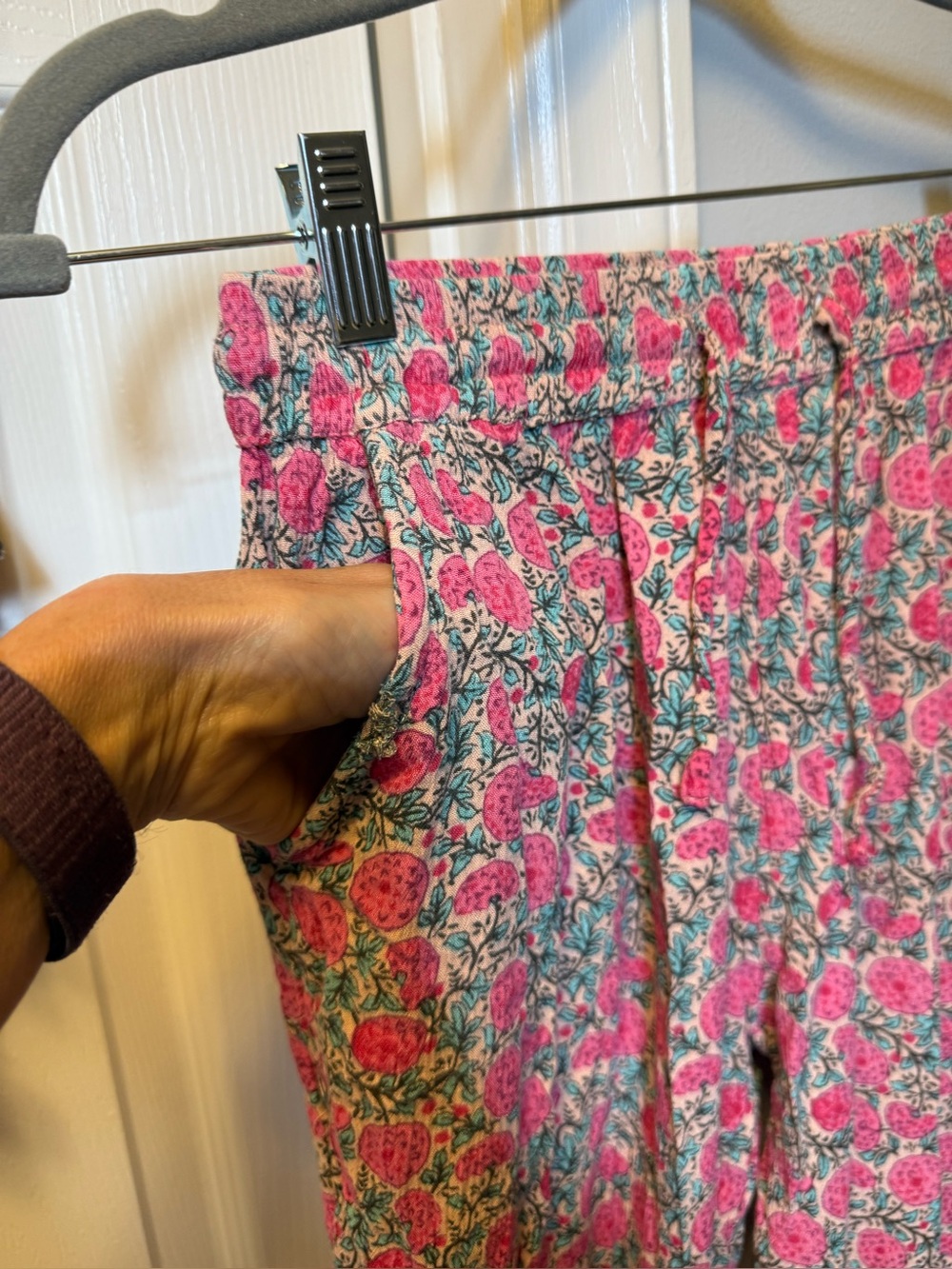 NATURAL LIFE Pink Floral Allison Pants - Picture 6 of 9